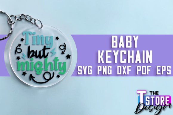 Baby Keychain SVG for Playful Branding