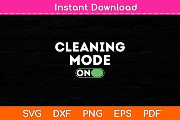 Cleaning Mode Graphics for Crafts