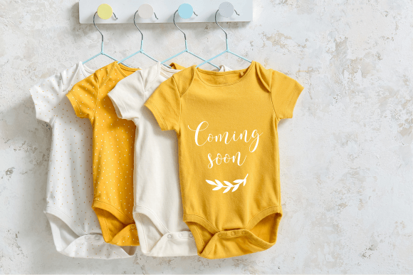 Fun Baby Graphics for Crafts and Branding