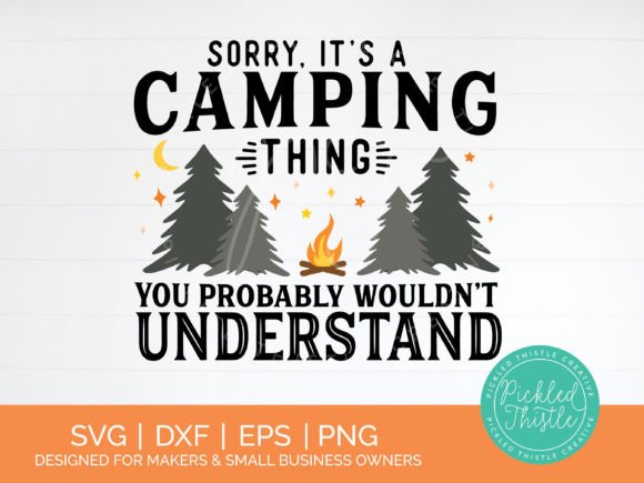 Fun Camping SVG for Crafts and Graphics