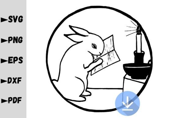 Funny Bunny SVG for Graphics and Crafts
