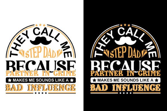 Funny Step Dad SVG for Graphics and Crafts