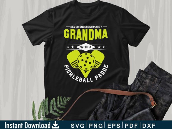Pickleball Grandma Funny Player Svg Gift Graphics for Crafts