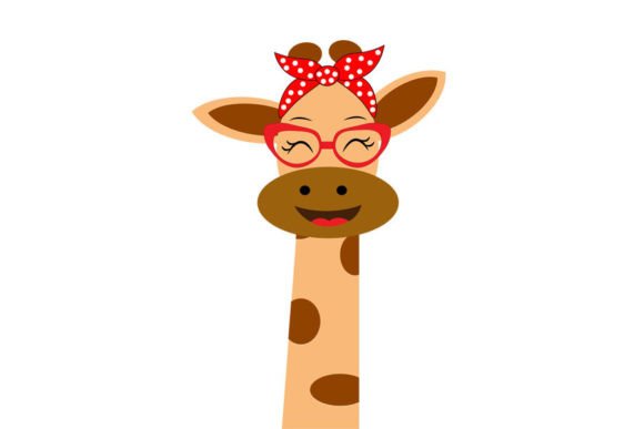Playful Giraffe Graphics for Local Business Branding