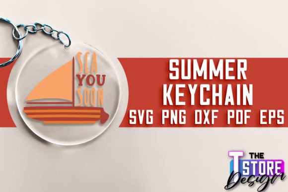 Summer Keychain SVG Funny Quotes Graphics for Crafts